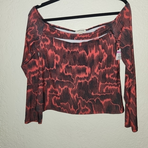 Womens Open Edit Sz Large Crop Top NWT - Picture 2 of 4